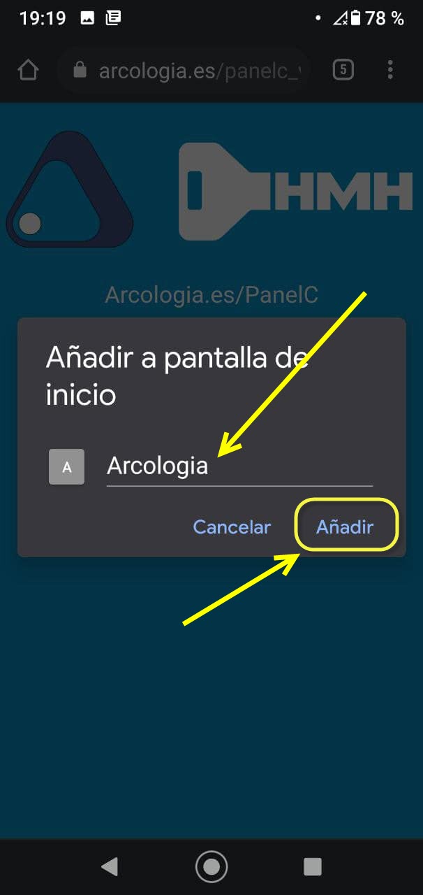 02 llaveweb en pantalla telefono 03